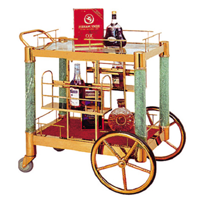 石柱酒水車